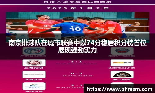 南京排球队在城市联赛中以74分稳居积分榜首位展现强劲实力